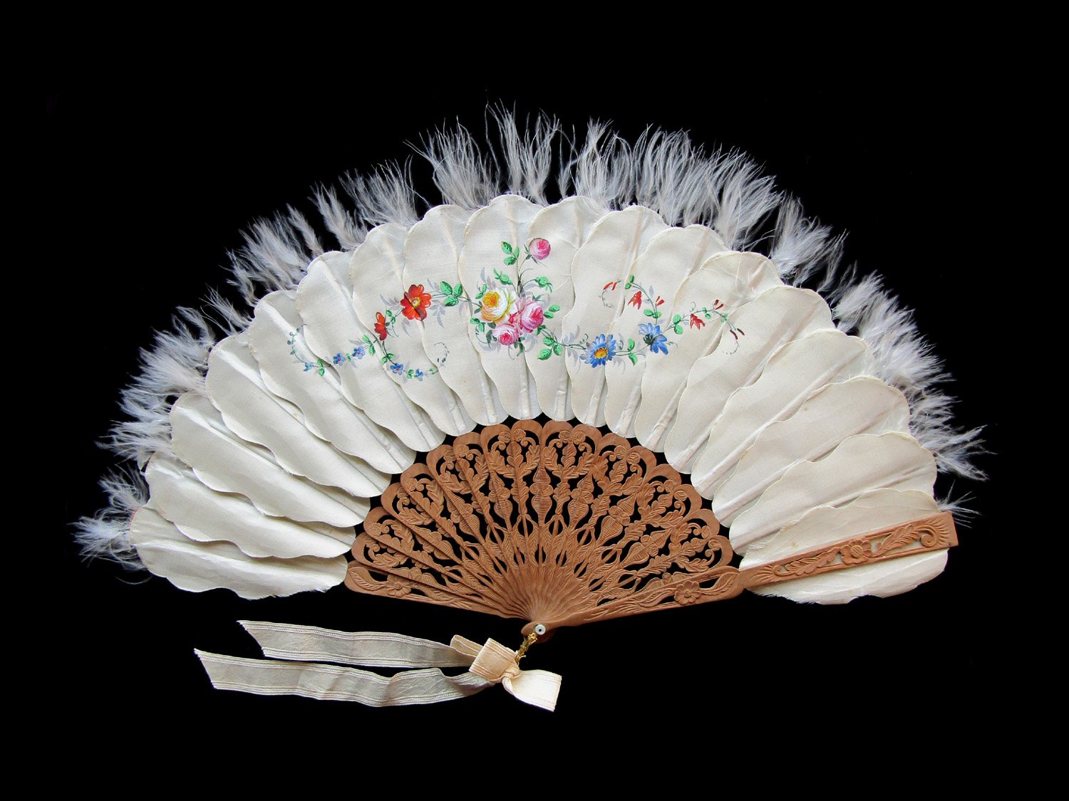 Victorian Jenny Lind Palmette Fan