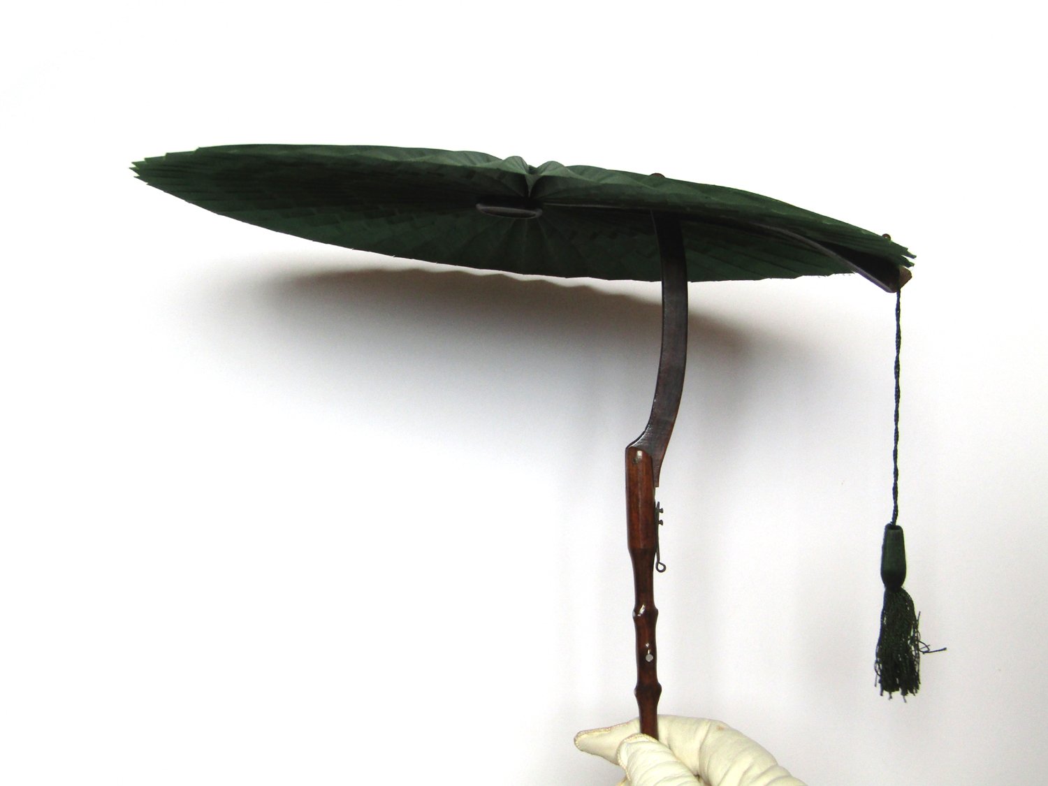 Rare-Green-Silk-Parasol-Fan-01