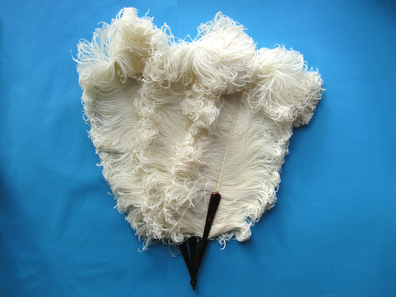 Art Deco Era Debutante Ostrich Feather Fan